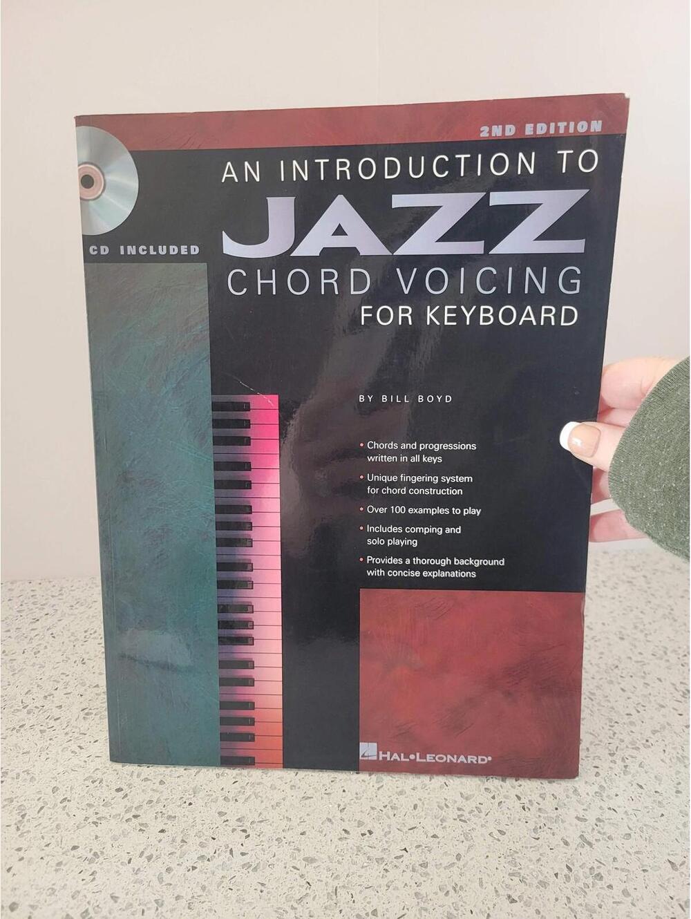 Hal Leonard Jazz Chord Voicing Keyboard Piano Workbook CD Bill Boyd 2nd Ed
